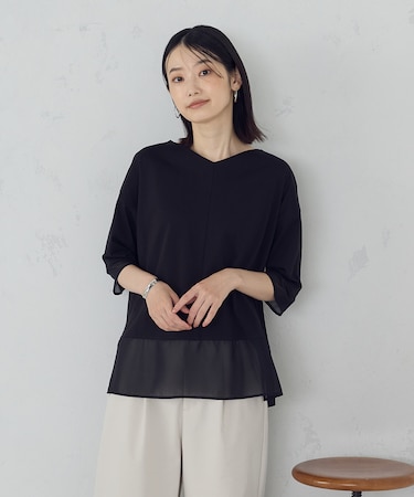 シアーコンビ カットソー