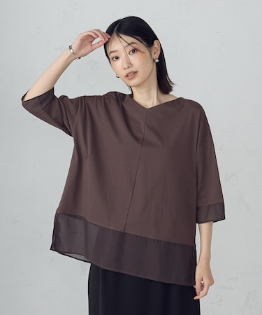 シアーコンビ カットソー