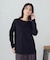 裾スリット ロングＴシャツ