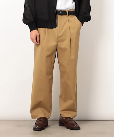 コットンストレッチツイル チノパン
