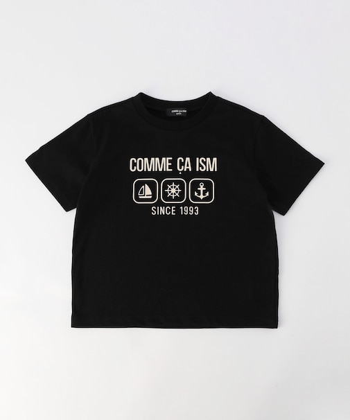 エンボス プリント Tシャツ