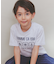 エンボス プリント Tシャツ