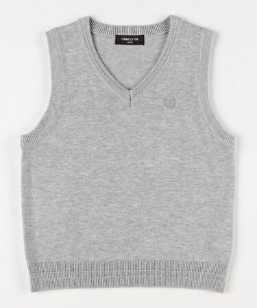 ベーシック ニット ベスト (100-130cm)