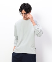USAコットン 引き揃え天竺 長袖 Ｔシャツ