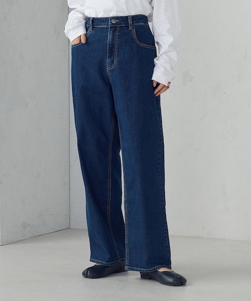 ストレッチデニム　ベーシックパンツ