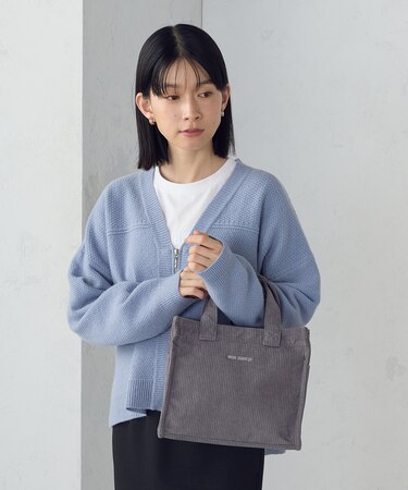 コーデュロイミニトート