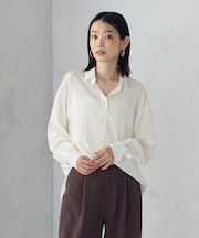 ニュアンス ロングシャツ