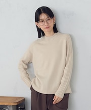 【ウォッシャブル】日本の色 ハイネックニット