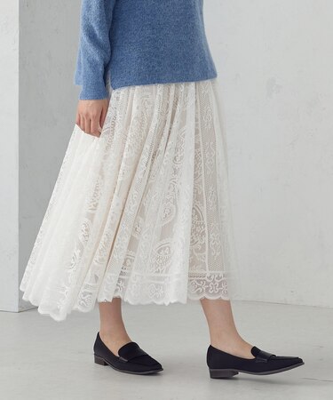 ラッセルレース サーキュラースカート