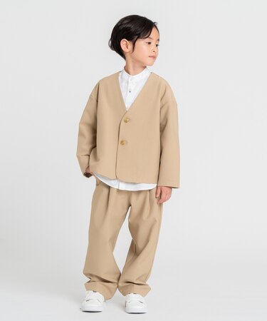 【オンライン限定】ノーカラーセットアップスーツ