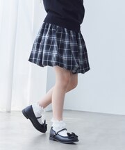 チェック バルーンスカート