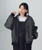 スポンディッシュニットブルゾン