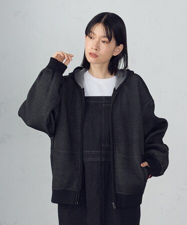 スポンディッシュニットブルゾン