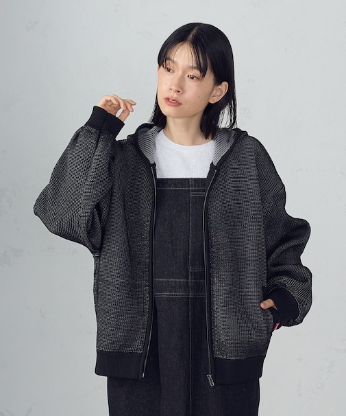 スポンディッシュニットブルゾン