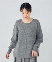 アルパカ混ニット