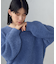 【ウォッシャブル】シャギー Ｖネックニット
