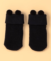 ぼんてん 耳付き パイルソックス