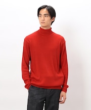 日本の色 リブタートルニット