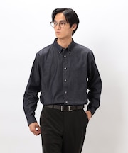播州織 デニムライクシャンブレーツイルシャツ