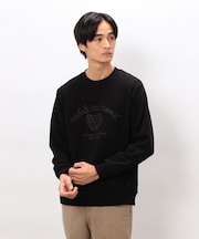 カレッジロゴ 刺繍プルオーバー