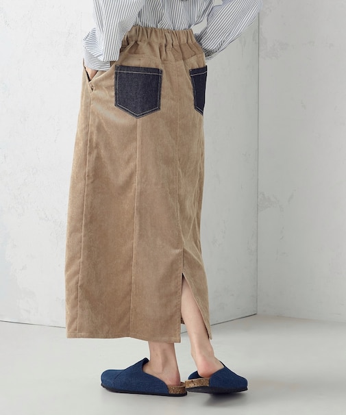 コーデュロイ Ａラインスカート / セットアップ対応