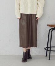 合成皮革 スカート / セットアップ対応