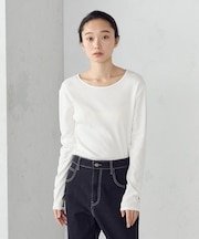 吸湿発熱 クルーネックTシャツ