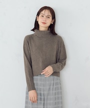 【ウォッシャブル】オフタートルニット