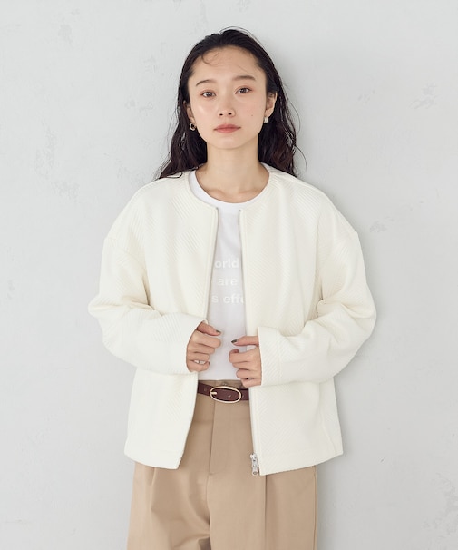 キルト風　ブルゾン