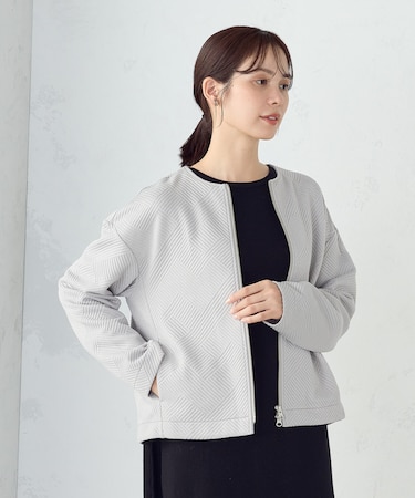 キルト風　ブルゾン