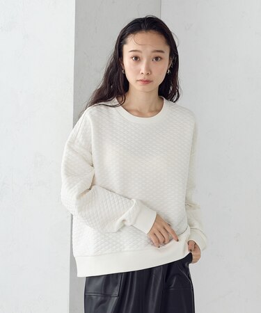 ダイヤキルト トレーナー