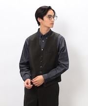 【セットアップ対応】トリコットコーデュロイ ベスト