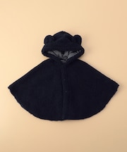 【リバーシブル】クマ耳付き マント