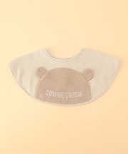 【リバーシブル】クマ耳付き スタイ