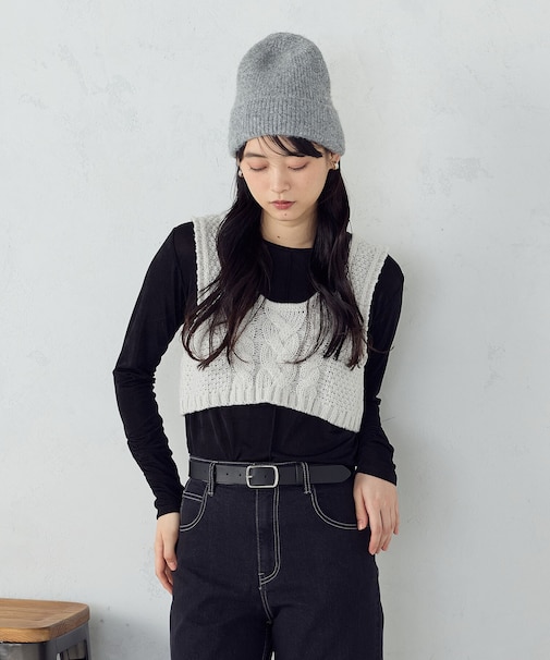 【店舗限定】2WAY ケーブルビスチェ