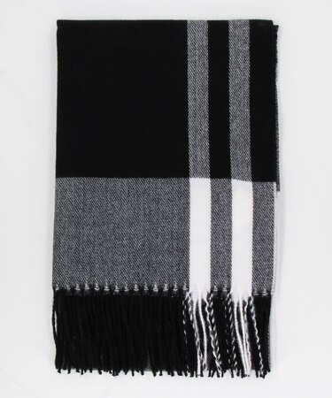 ツイル チェック柄 ストール