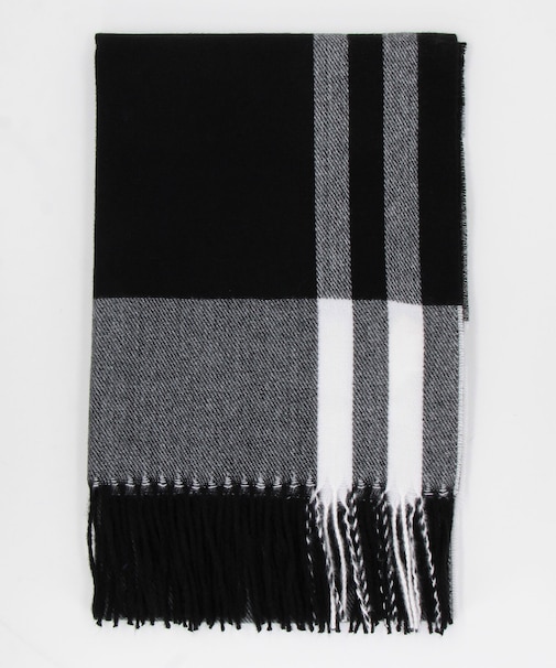 ツイル チェック柄 ストール