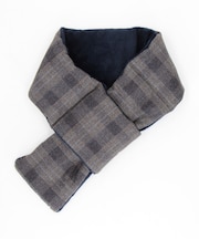 ツィード調ファブリック ショート マフラー