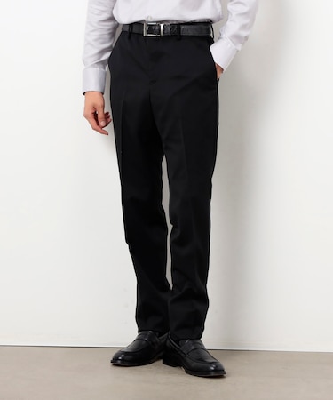 【セットアップ対応】ポリエステル ウール ギャバ パンツ