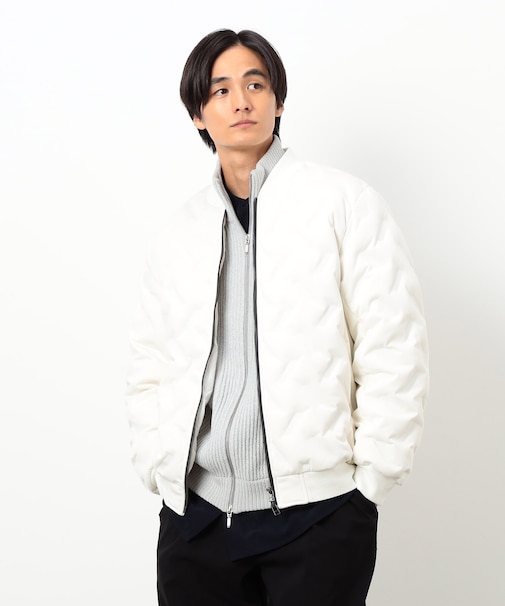 シームレスダウン MA-1 ブルゾン