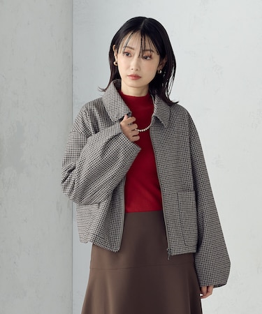 ステンカラー ブルゾン