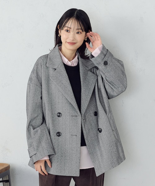 オーバーサイズ Pコート｜コムサイズムの通販｜&mall（アンドモール