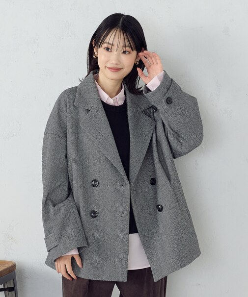 オーバーサイズ Pコート