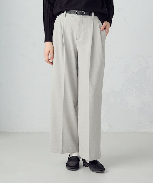2タック ワイドパンツ