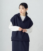 【セットアイテム】 裏毛フーディベスト+ロンT / セットアップ対応