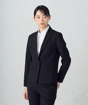 【セットアップ対応】SUPER-TEX ウール混トロピカルストレッチ テーラードジャケット