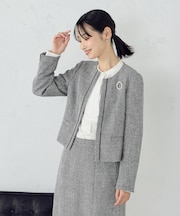 【セットアップ対応】ラメツイード ジャケット