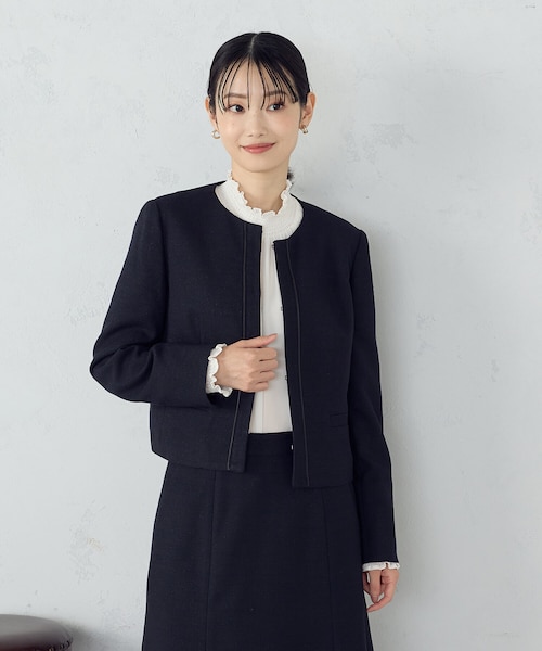 セットアップ対応】ラメツイード ジャケット｜コムサイズムの通販