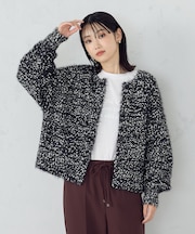ネップシャギー 2WAY カーディガン