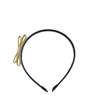 ゴールドトリミング グログラン リボン カチューシャ